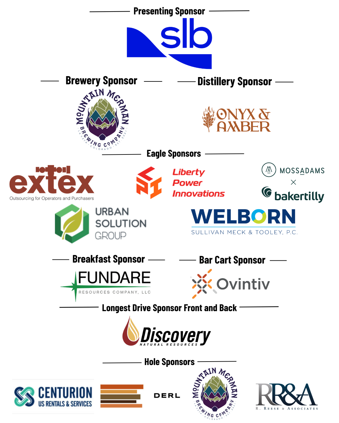 Golf Sponsors 082925