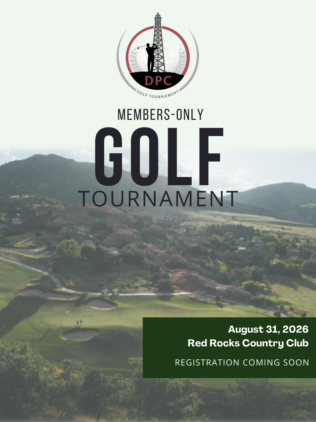 DPC 2026 Golf Tournament Flyer